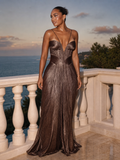Metallic Horizon Maxi
