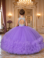 The "Enchanted Lilac" Crystal Gala Gown