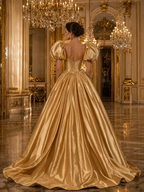 The "Aurum" Golden Radiance Ballgown