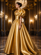 The "Aurum" Golden Radiance Ballgown