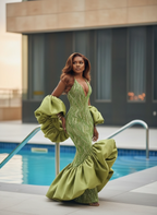 “Emerald Wave” Dress