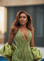 “Emerald Wave” Dress