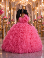The "Fairytale Blossom" Royal Ruffled Ballgown